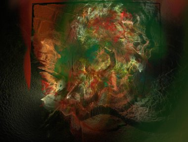 Resimsel fraktal arkaplan oluşturuldu