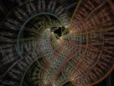 Resimsel fraktal arkaplan oluşturuldu