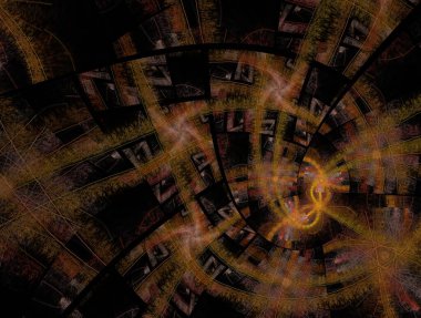 Resimsel fraktal arkaplan oluşturuldu