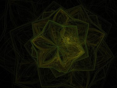 Resimsel fraktal arkaplan oluşturuldu