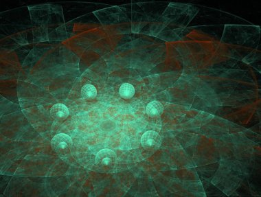 Resimsel fraktal arkaplan oluşturuldu