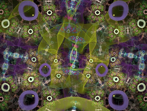 Imaginatory fractal achtergrond gegenereerd Afbeelding — Stockfoto