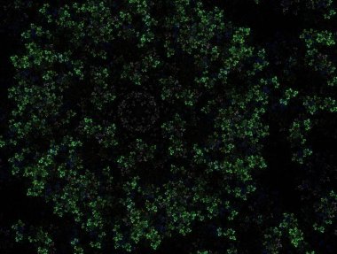 Resimsel fraktal arkaplan oluşturuldu