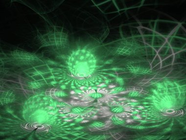 Resimsel fraktal arkaplan oluşturuldu