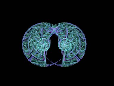 Resimsel fraktal arkaplan oluşturuldu