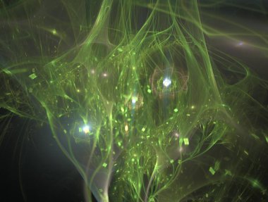 Resimsel fraktal arkaplan oluşturuldu