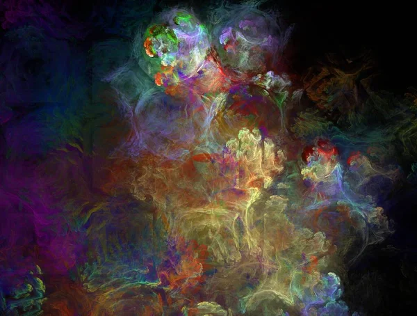 Imaginatory fractal background generated Image — Stock Photo, Image