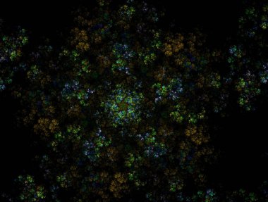 Resimsel fraktal arkaplan oluşturuldu