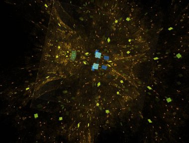 Resimsel fraktal arkaplan oluşturuldu