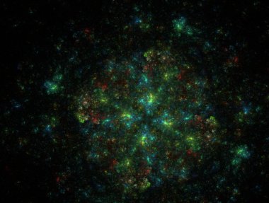 Resimsel fraktal arkaplan oluşturuldu