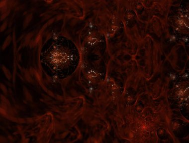 Resimsel fraktal arkaplan oluşturuldu