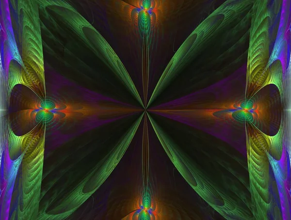 Imaginatory fractal achtergrond gegenereerd Afbeelding — Stockfoto