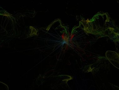 Resimsel fraktal arkaplan oluşturuldu