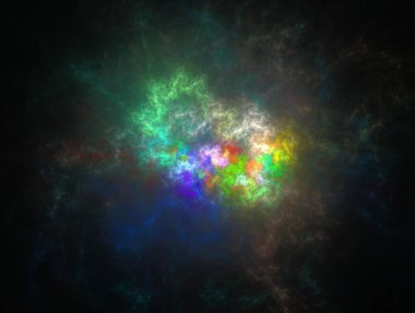 Resimsel fraktal arkaplan oluşturuldu