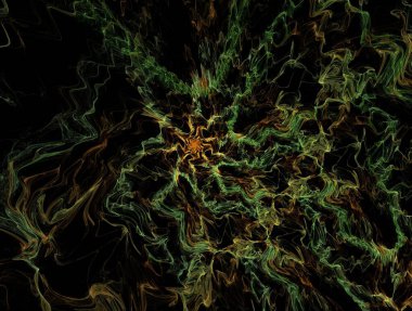 Resimsel fraktal arkaplan oluşturuldu