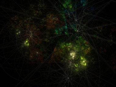 Resimsel fraktal arkaplan oluşturuldu