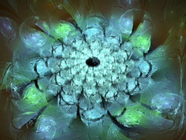 Resimsel fraktal arkaplan oluşturuldu