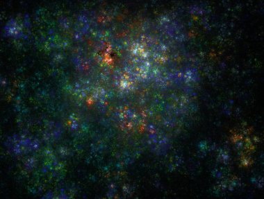 Resimsel fraktal arkaplan oluşturuldu