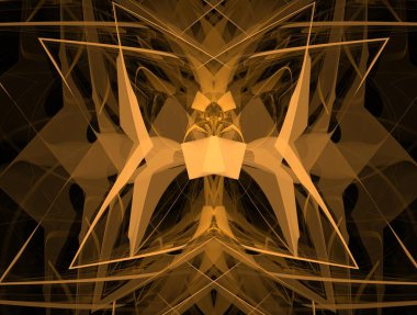 Resimsel fraktal arkaplan oluşturuldu