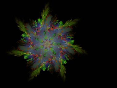 Resimsel fraktal arkaplan oluşturuldu