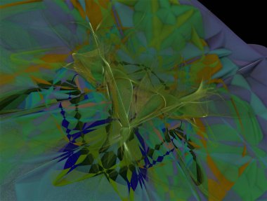 Resimsel fraktal arkaplan oluşturuldu