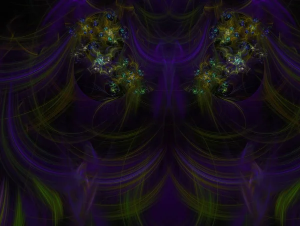 Imaginatory fractal achtergrond gegenereerd Afbeelding — Stockfoto