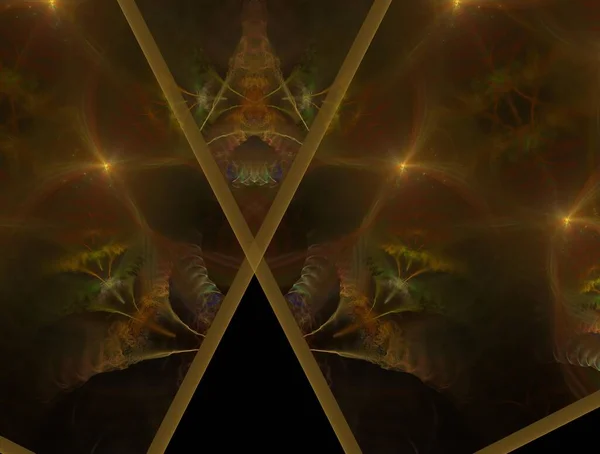 Imaginatory fractal achtergrond gegenereerd Afbeelding — Stockfoto