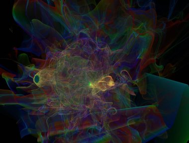 Resimsel fraktal arkaplan oluşturuldu