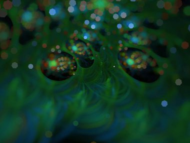 Resimsel fraktal arkaplan oluşturuldu