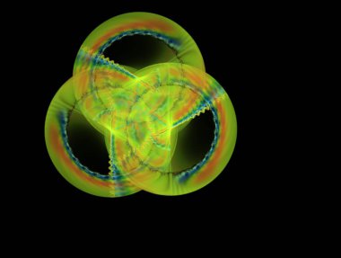 Resimsel fraktal arkaplan oluşturuldu