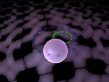 Resimsel fraktal arkaplan oluşturuldu