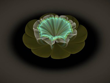 Resimsel fraktal arkaplan oluşturuldu