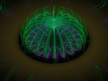 Resimsel fraktal arkaplan oluşturuldu