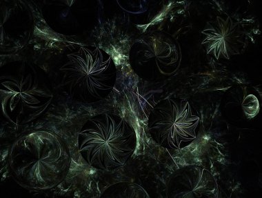 Resimsel fraktal arkaplan oluşturuldu