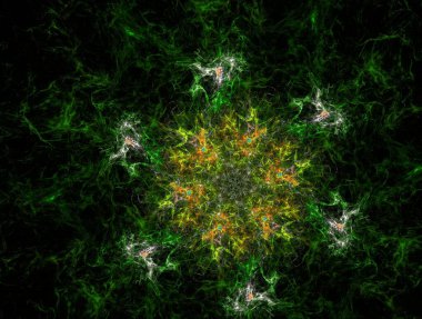 Resimsel fraktal arkaplan oluşturuldu