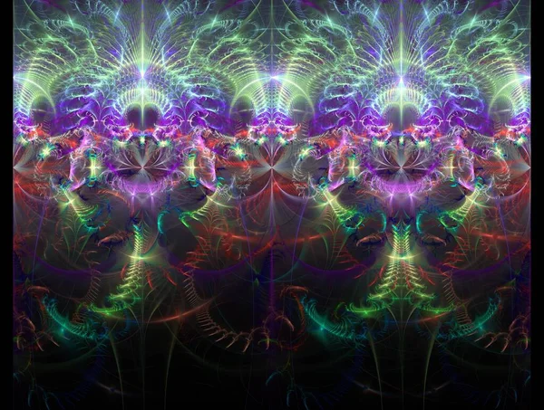 Imaginatory fractal background generated Image — Stock Photo, Image