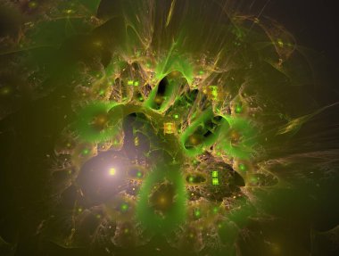 Resimsel fraktal arkaplan oluşturuldu