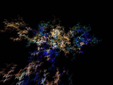 Resimsel fraktal arkaplan oluşturuldu