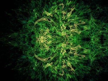 Resimsel fraktal arkaplan oluşturuldu