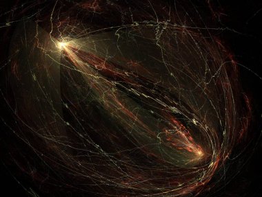 Resimsel fraktal arkaplan oluşturuldu