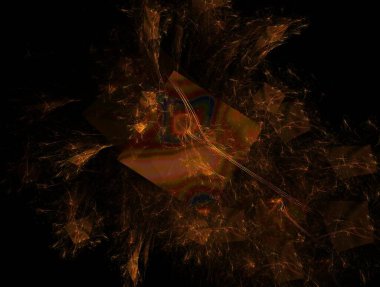 Resimsel fraktal arkaplan oluşturuldu