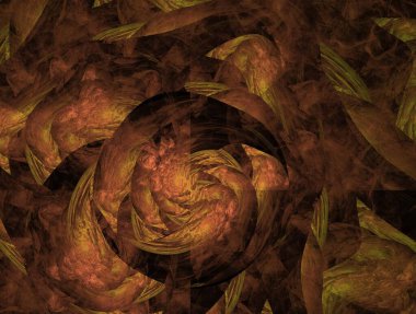 Resimsel fraktal arkaplan oluşturuldu