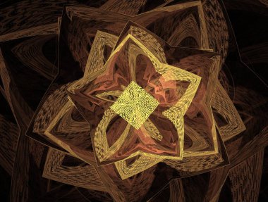 Resimsel fraktal arkaplan oluşturuldu