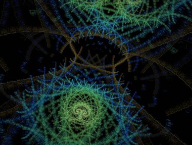 Resimsel fraktal arkaplan oluşturuldu