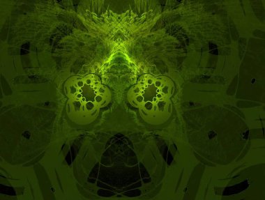 Resimsel fraktal arkaplan oluşturuldu