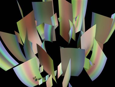 Resimsel fraktal arkaplan oluşturuldu