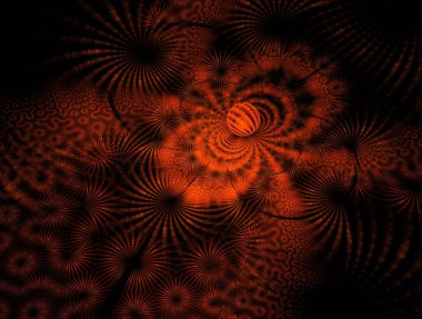 Resimsel fraktal arkaplan oluşturuldu