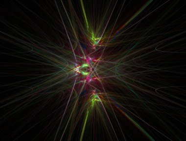 Resimsel fraktal arkaplan oluşturuldu