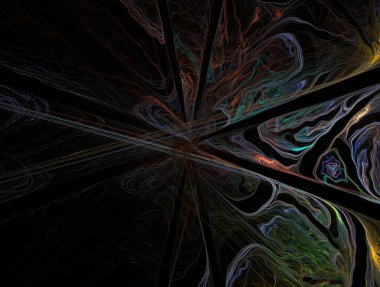 Resimsel fraktal arkaplan oluşturuldu