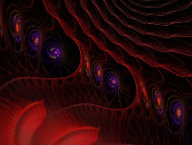 Resimsel fraktal arkaplan oluşturuldu